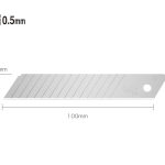 Olfa LBD | Hộp Lưỡi Dao Bạc 18mm Gấp Đôi Cạnh Cắt (Pack 10, 50)
