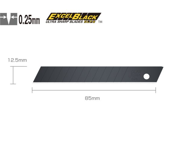 Olfa FWB-10 | Hộp 10 lưỡi dao cắt công nghiệp siêu mảnh (12.5mm)
