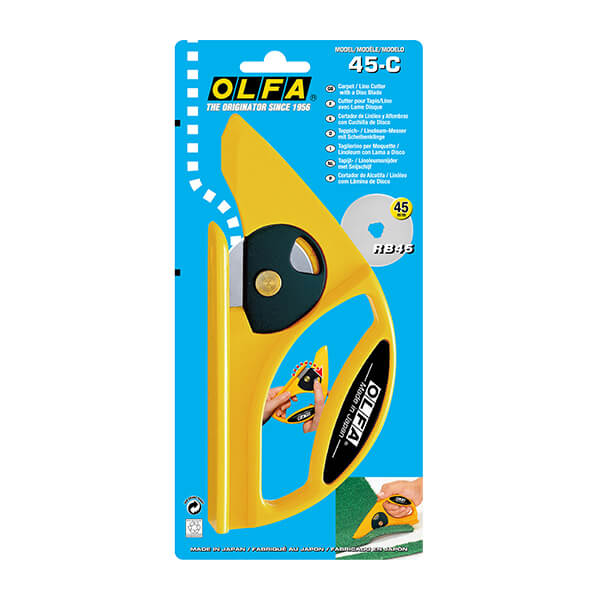 OLFA 45-C (29B) | Dao cắt Thảm tiện lợi (45mm) | Dao cắt công nghiệp