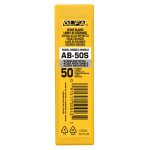 OLFA AB-50S | Hộp 50 lưỡi dao tiêu chuẩn bằng thép không gỉ (9mm)