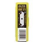 OLFA HOB-2/5 (XB108F) | Hộp 05 lưỡi dao an toàn 2 cạnh móc câu