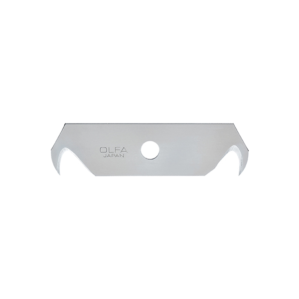 OLFA HOB-2/5 (XB108F) | Hộp 05 lưỡi dao an toàn 2 cạnh móc câu