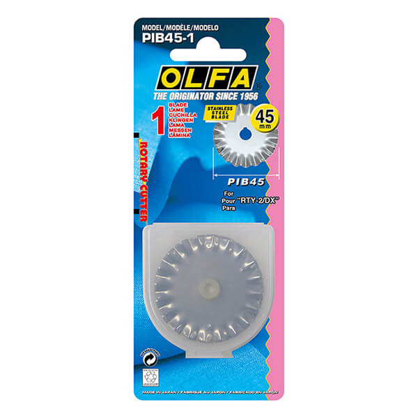 OLFA PIB45-1 (RB45P) | Lưỡi Dao Tạo Hình Lượn Sóng (45mm)