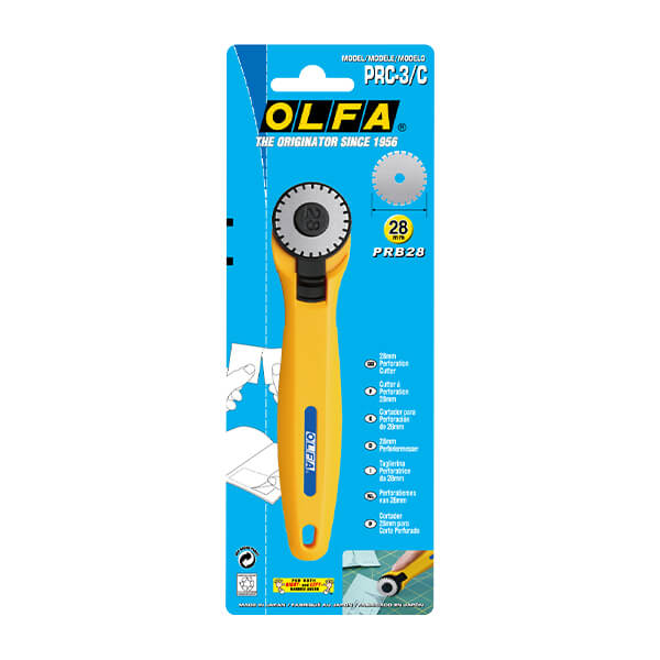 OLFA PCR-3 | Dao cắt tròn xoay đục lỗ (28mm) | Dao cắt công nghiệp