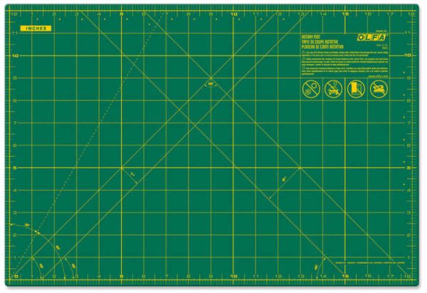 Olfa RM-CG | Tấm lót cắt hai mặt tự phục hồi dành cho dao cắt tròn xoay (12 x 18”)