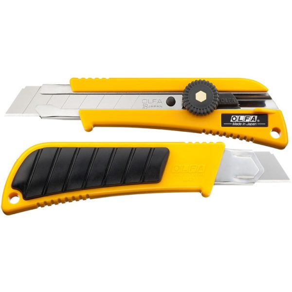 Olfa L-2 | Dao cắt công nghiệp có đệm cao su (18mm)