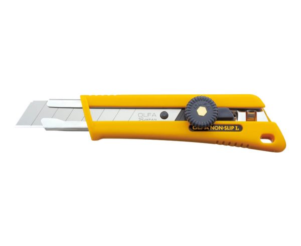 Olfa NOL-1 (148BG) | Dao cắt công nghiệp đệm cao su có khóa đai cóc (18mm)