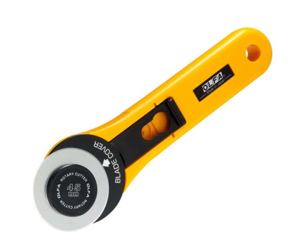Olfa RTY-2/G (41B) | Dao cắt tròn xoay 45mm tay cầm thẳng | Dao cắt công nghiệp