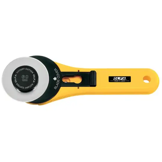 Olfa RTY-3/G (136B) | Dao cắt tròn xoay tay cầm thẳng (60mm) | Dao cắt công nghiệp