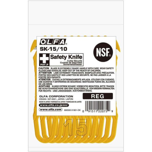 Olfa SK-15 | Dao An Toàn Lưỡi Giấu Kín Dùng Một Lần