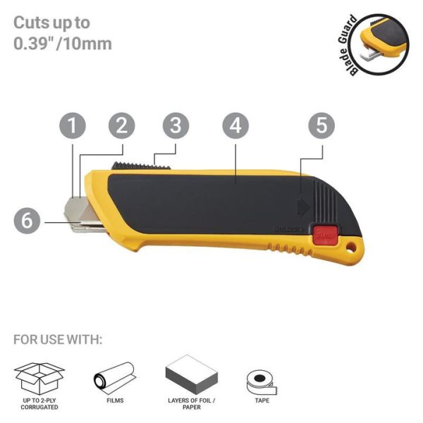 Olfa SK-6 | Dao cắt an toàn bảo vệ lưỡi tự động
