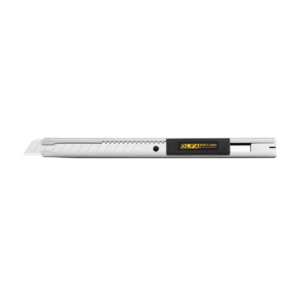 Olfa SVR-2 | Dao cắt tiêu chuẩn khóa tự động bằng thép không gỉ (9mm) | Dao cắt công nghiệp