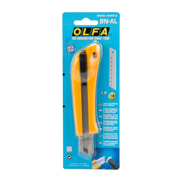 Dao cắt công nghiệp nặng | Dao cắt 18mm | OLFA BN-AL (165B)