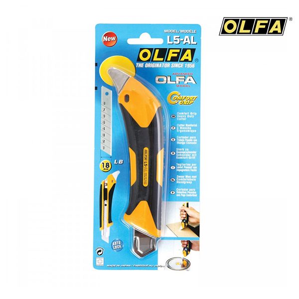 Dao cắt OLFA L5-AL | Dao cắt kỹ thuật chuyên cắt vật liệu cứng | Dao cắt công nghiệp