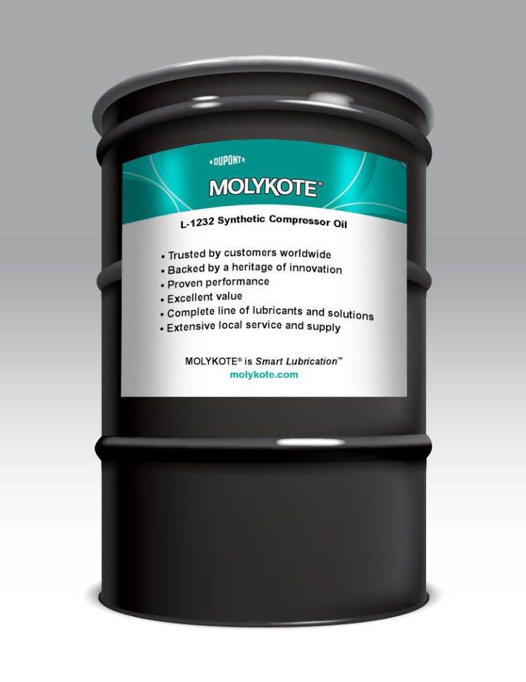 Hình ảnh chính thức MOLYKOTE® L-1232 Synthetic Compressor Oil