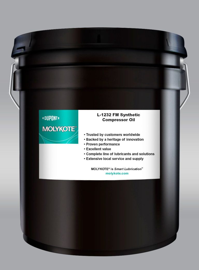 Hình ảnh chính thức MOLYKOTE® L-1232FM Synthetic Compressor Oil