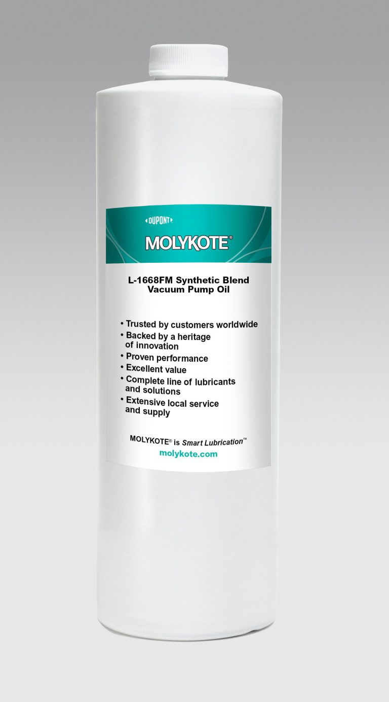 Hình ảnh chính thức MOLYKOTE® L-1668FM Synthetic Blend Vacuum Pump Oil