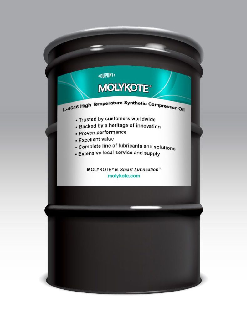 Hình ảnh chính thức MOLYKOTE® L-4646 Synthetic High Temp Compressor Oil