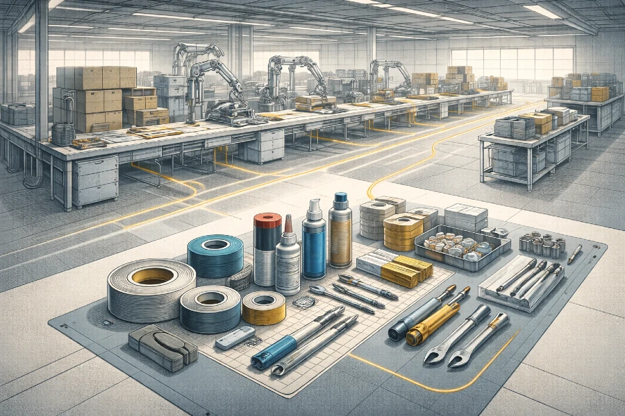 Checklist lựa chọn vật tư phụ trợ cho nhà máy FDI