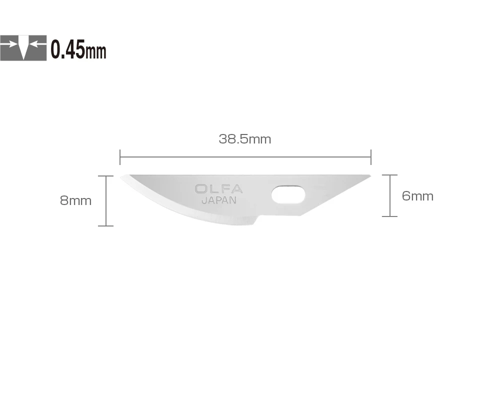Lưỡi dao mỹ thuật OLFA KB4-R/5