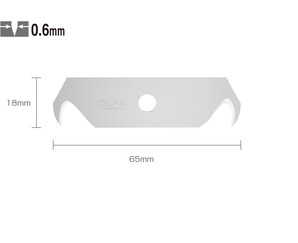 Lưỡi dao chuyên dụng OLFA HOB-2/5