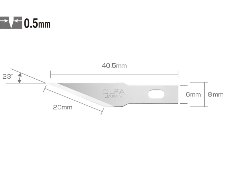 Lưỡi dao mỹ thuật OLFA KB4-S/100
